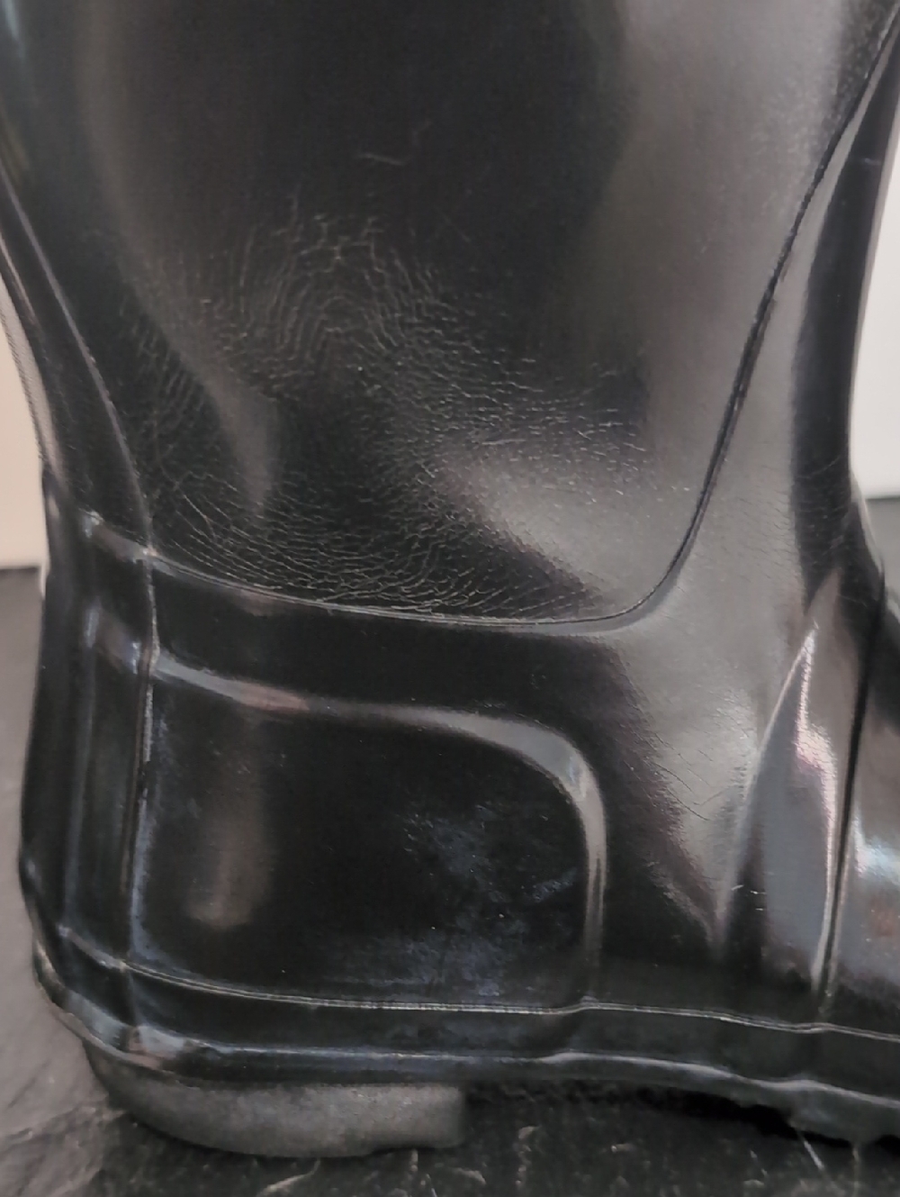 Hunter Classic Tall Black Boots With Boot Inserts Men's Size 8 Women's Size 9 - Picture 8 of 16